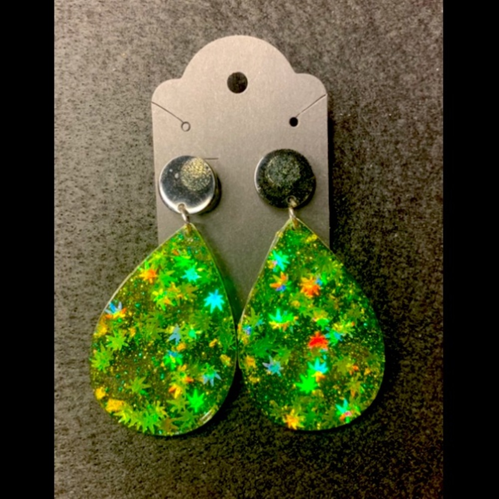 Tear drop earrings